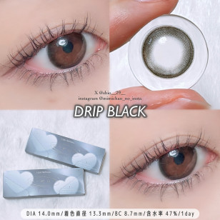 a-eye 1 Day 14 Drip Black ワンデーリフレア エーアイ ドリップブラック